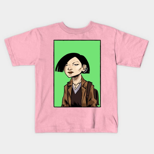 Jane Lane Kids T-Shirt by markodjeska